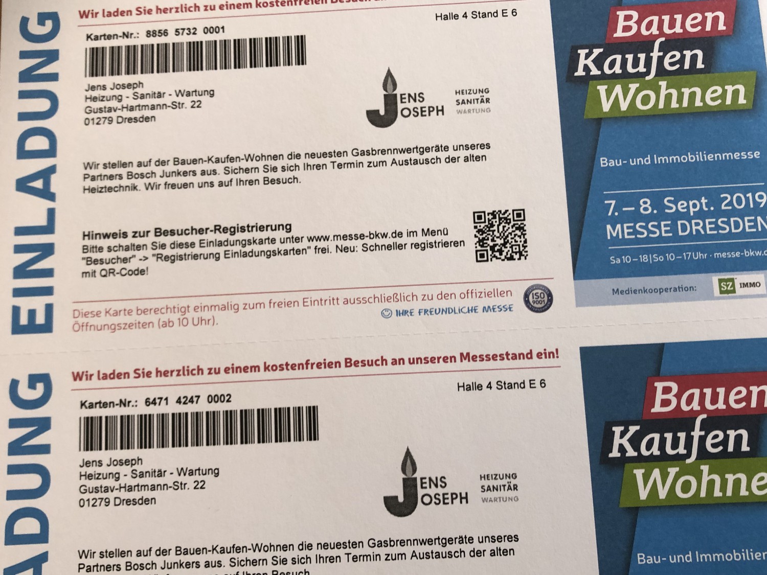 Eintrittskarten und Termine zur Bauen, Kaufen, Wohnen 2019