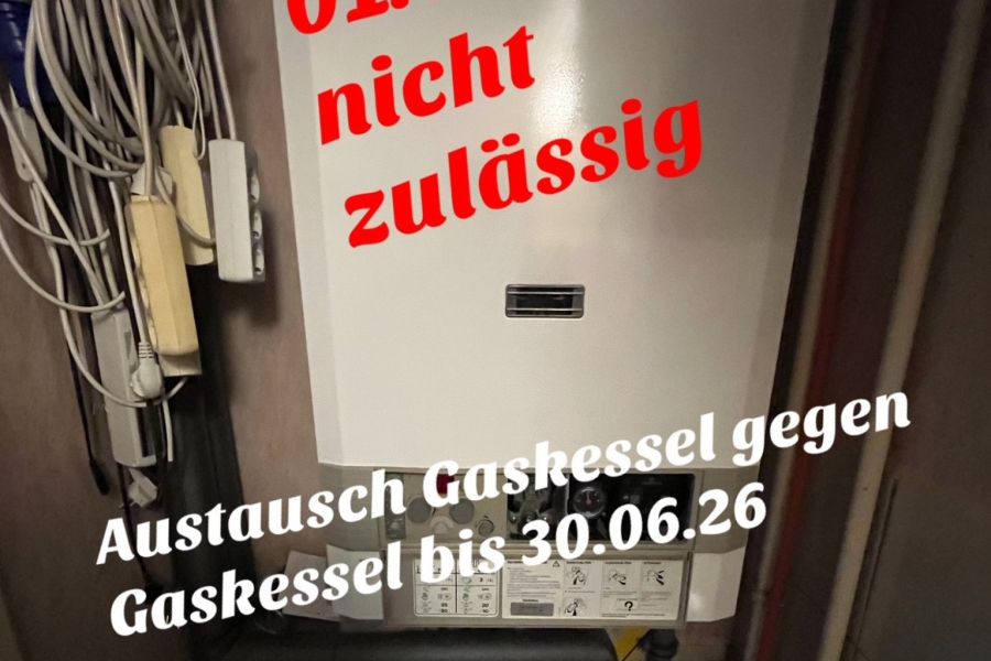Das Aus für den Tausch Gaskessel gegen Gaskessel